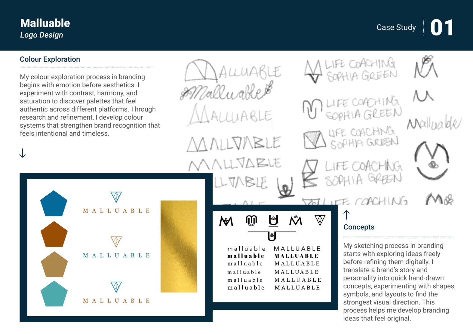 Malluable — Colour Exploration & Concepts